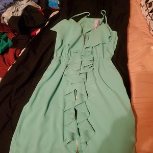 Turquoise dress